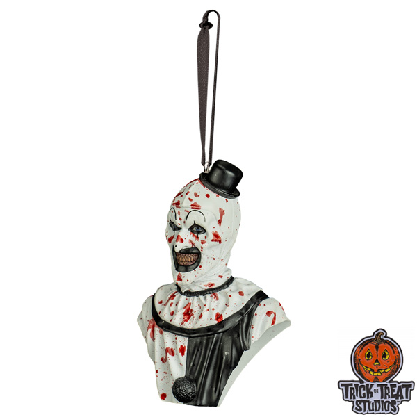 Trick or Treat Studios Holiday Horrors Terrifier Art the Clown Blood Splatter Ornament